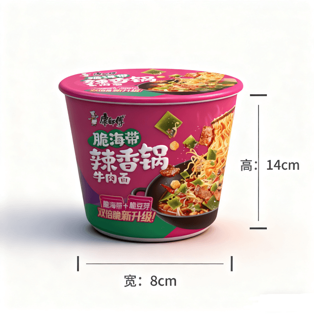 康师傅泡面短视频商品图